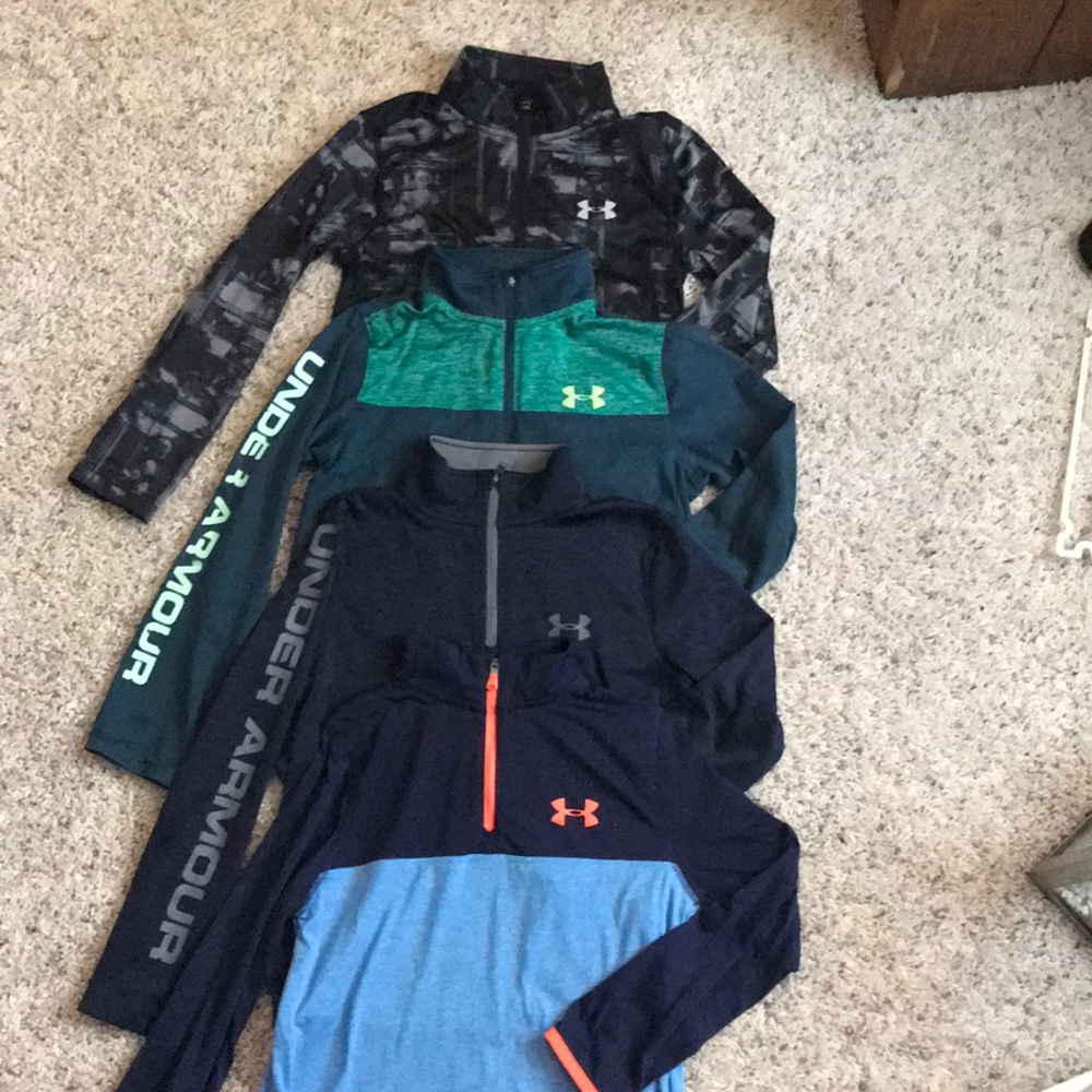 4 3/4 zip light weight pull overs